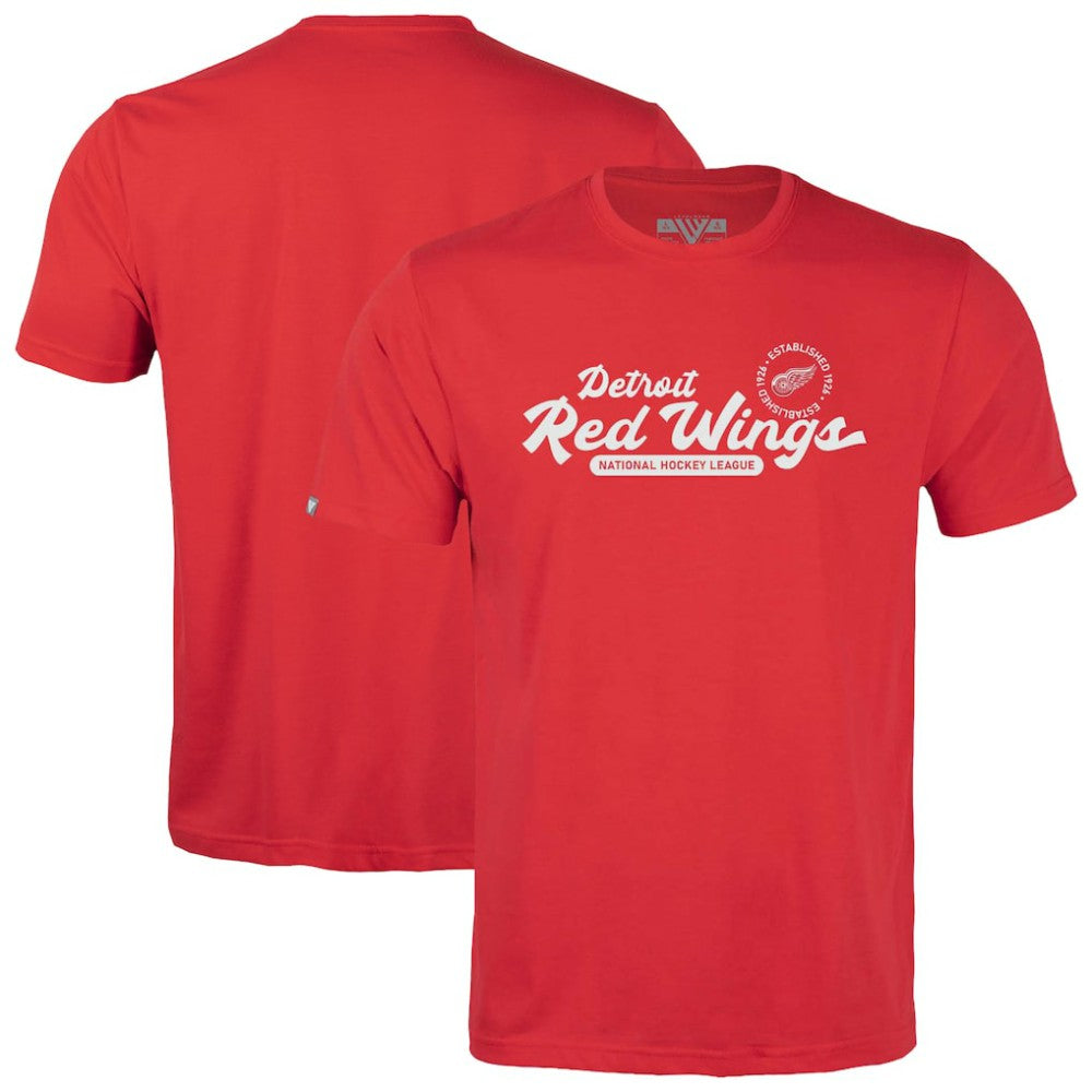 Detroit Red Wings Levelwear Youth Little Richmond Monument T-Shirt Red