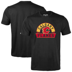 Calgary Flames Levelwear Youth Little Richmond Banner Arch T-Shirt Black