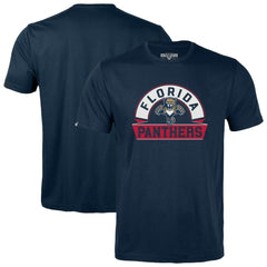 Florida Panthers Levelwear Youth Little Richmond Banner Arch T-Shirt Navy