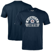 Winnipeg Jets Levelwear Youth Little Richmond Banner Arch T-Shirt Navy