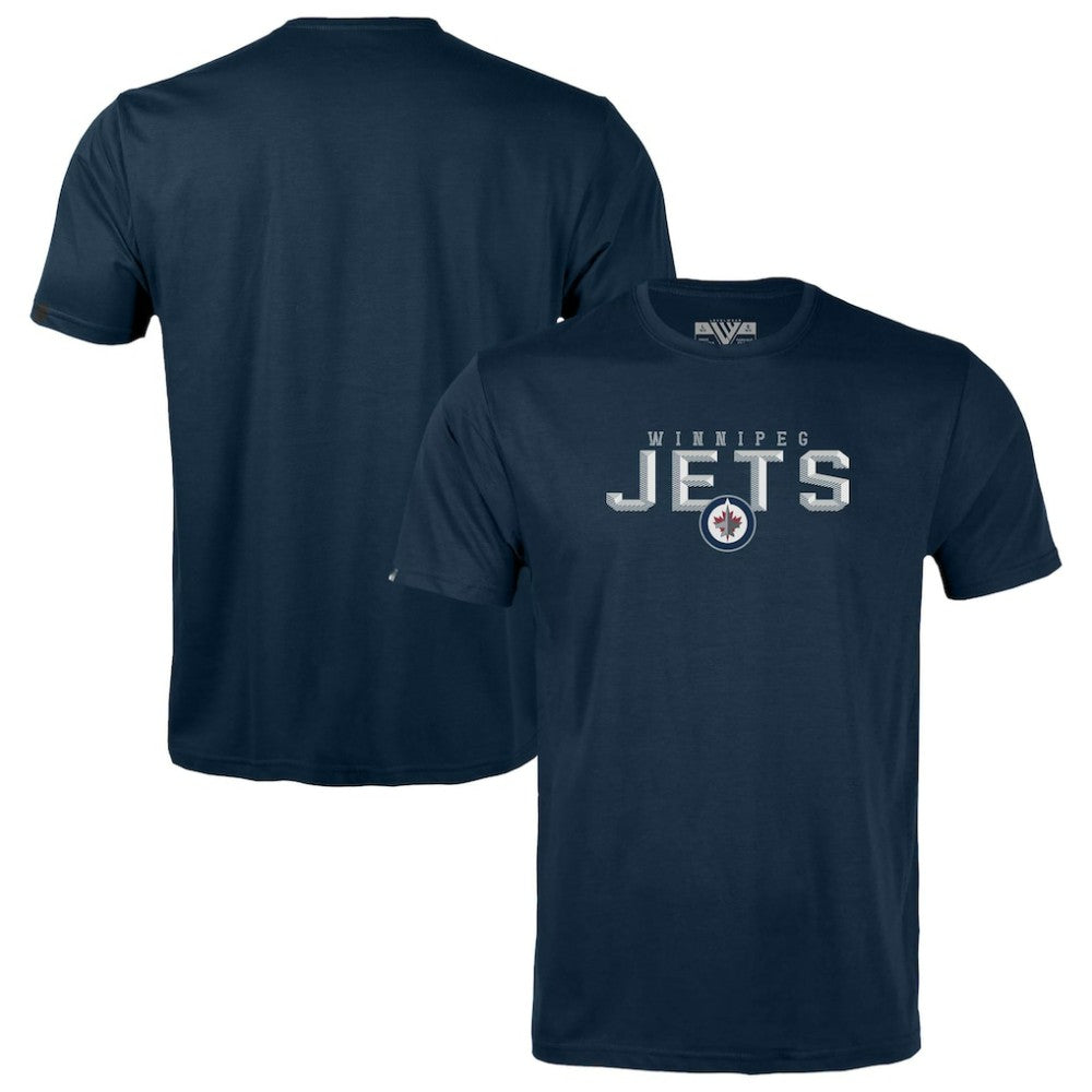 Winnipeg Jets Levelwear Youth Little Richmond Carve T-Shirt Navy