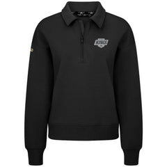 Los Angeles Kings Levelwear Women's Canmore Quarter-Zip Pullover Black