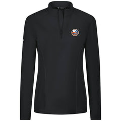 New York Islanders Levelwear Women's Upright Quarter-Zip Pullover Black