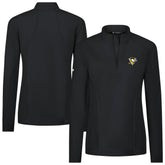 Pittsburgh Penguins Levelwear Women's Upright Quarter-Zip Pullover Black