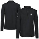Toronto Maple Leafs Levelwear Women's Upright Quarter-Zip Pullover Black