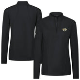 Nashville Predators Levelwear Women's Upright Quarter-Zip Pullover Black