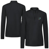 San Jose Sharks Levelwear Women's Upright Quarter-Zip Pullover Black