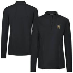Vegas Golden Knights Levelwear Women's Upright Quarter-Zip Pullover Black