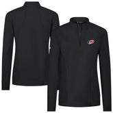Carolina Hurricanes Levelwear Women's Upright Quarter-Zip Pullover Black
