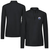 Edmonton Oilers Levelwear Women's Upright Quarter-Zip Pullover Black
