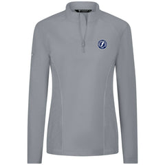 Tampa Bay Lightning Levelwear Women's Upright Quarter-Zip Pullover Gray