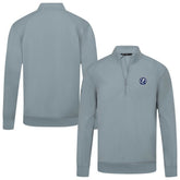 Tampa Bay Lightning Levelwear Upright Tri-Blend Quarter-Zip Pullover Gray