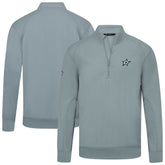 Dallas Stars Levelwear Upright Tri-Blend Quarter-Zip Pullover Gray