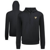 Pittsburgh Penguins Levelwear Technic Quarter-Zip Pullover Hoodie Black
