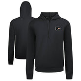 Philadelphia Flyers Levelwear Technic Quarter-Zip Pullover Hoodie Black