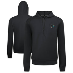 San Jose Sharks Levelwear Technic Quarter-Zip Pullover Hoodie Black