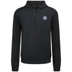 Winnipeg Jets Levelwear Technic Quarter-Zip Pullover Hoodie Black