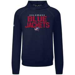 Columbus Blue Jackets Levelwear Mandate Carve Tri-Blend Pullover Hoodie Navy