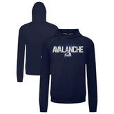 Colorado Avalanche Levelwear Mandate Carve Tri-Blend Pullover Hoodie Navy