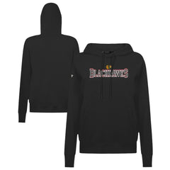 Chicago Blackhawks Levelwear Women's Adorn Journey Pullover Hoodie Black