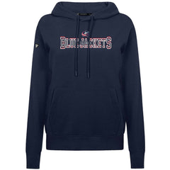 Columbus Blue Jackets Levelwear Women's Adorn Journey Pullover Hoodie Navy