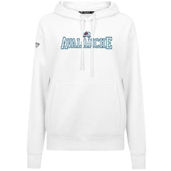 Colorado Avalanche Levelwear Women's Adorn Journey Pullover Hoodie White