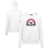 Washington Capitals Levelwear Women's Adorn Banner Arch Pullover Hoodie White