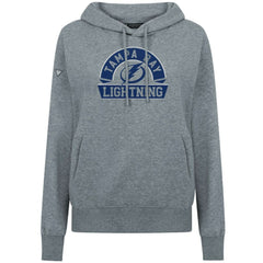 Tampa Bay Lightning Levelwear Women's Adorn Banner Arch Pullover Hoodie Gray