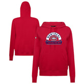 Montreal Canadiens Levelwear Women's Adorn Banner Arch Pullover Hoodie Red