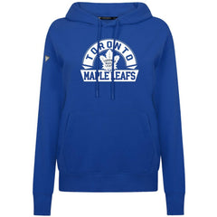 Toronto Maple Leafs Levelwear Women's Adorn Banner Arch Pullover Hoodie Royal