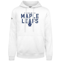 Toronto Maple Leafs Levelwear Podium Carve Pullover Hoodie White