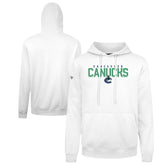 Vancouver Canucks Levelwear Podium Carve Pullover Hoodie White