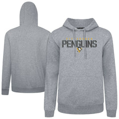 Pittsburgh Penguins Levelwear Podium Carve Pullover Hoodie Gray
