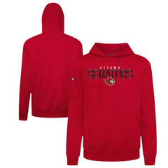 Ottawa Senators Levelwear Podium Carve Pullover Hoodie Red