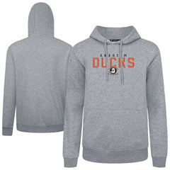 Anaheim Ducks Levelwear Podium Carve Pullover Hoodie Gray