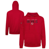 New Jersey Devils Levelwear Podium Carve Pullover Hoodie Red