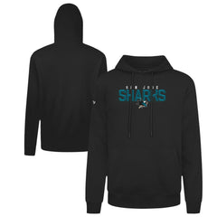 San Jose Sharks Levelwear Podium Carve Pullover Hoodie Black