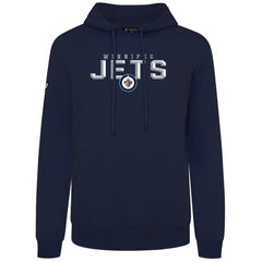 Winnipeg Jets Levelwear Podium Carve Pullover Hoodie Navy