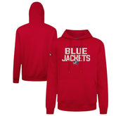 Columbus Blue Jackets Levelwear Podium Carve Pullover Hoodie Red