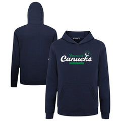 Vancouver Canucks Levelwear Youth Podium Monument Pullover Hoodie Navy