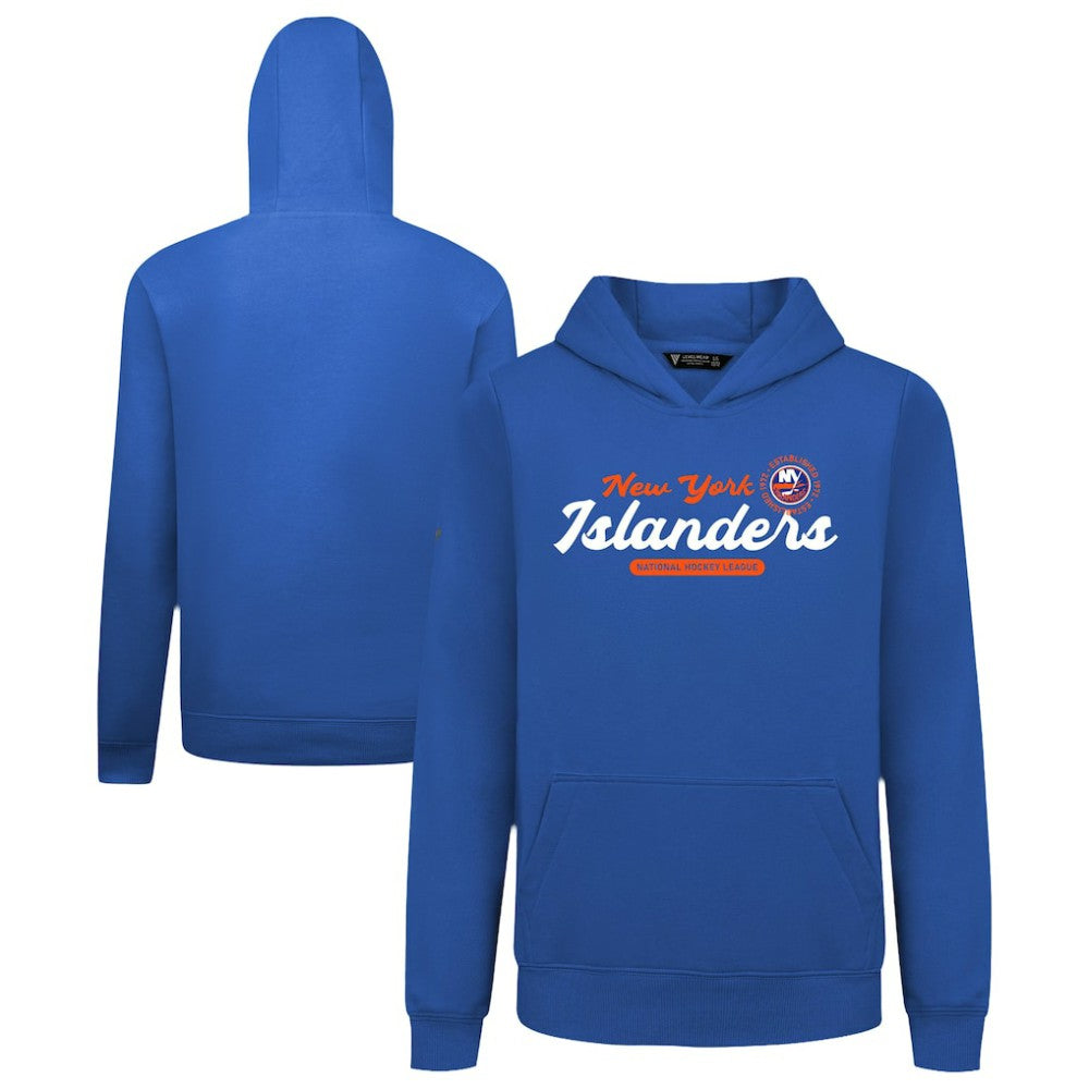 New York Islanders Levelwear Youth Podium Monument Pullover Hoodie Royal