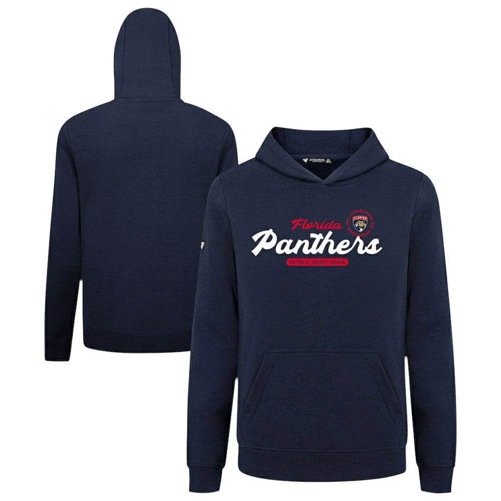 Florida Panthers Levelwear Youth Podium Monument Pullover Hoodie Navy