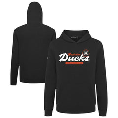 Anaheim Ducks Levelwear Youth Podium Monument Pullover Hoodie Black