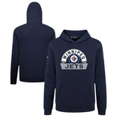 Winnipeg Jets Levelwear Youth Podium Banner Arch Pullover Hoodie Navy