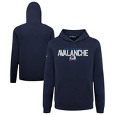 Colorado Avalanche Levelwear Youth Podium Carve Pullover Hoodie Navy