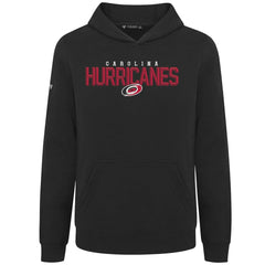 Carolina Hurricanes Levelwear Youth Podium Carve Pullover Hoodie Black