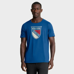 New York Rangers Fanatics 2026 NHL Winter Classic Authentic Pro Tech T-Shirt Blue