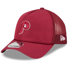 Philadelphia Phillies 2026 Batting Practice Alternate Apex 9FORTY Adjustable Hat Maroon | New Era