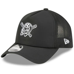 Pittsburgh Pirates 2026 Batting Practice Alternate Apex 9FORTY Adjustable Hat Black | New Era