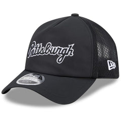 Pittsburgh Pirates 2026 Batting Practice Alternate Apex 9FORTY Adjustable Hat Black | New Era